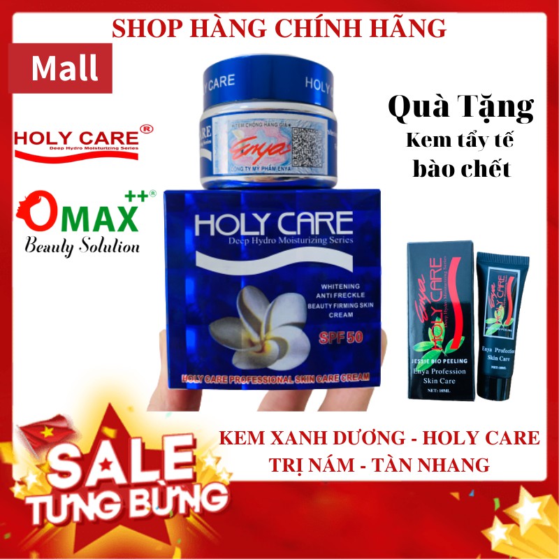 KEM HOLYCARE XANH DƯƠNG - LÀM TRẮNG - MỜ NÁM - TÀN NHANG 20G