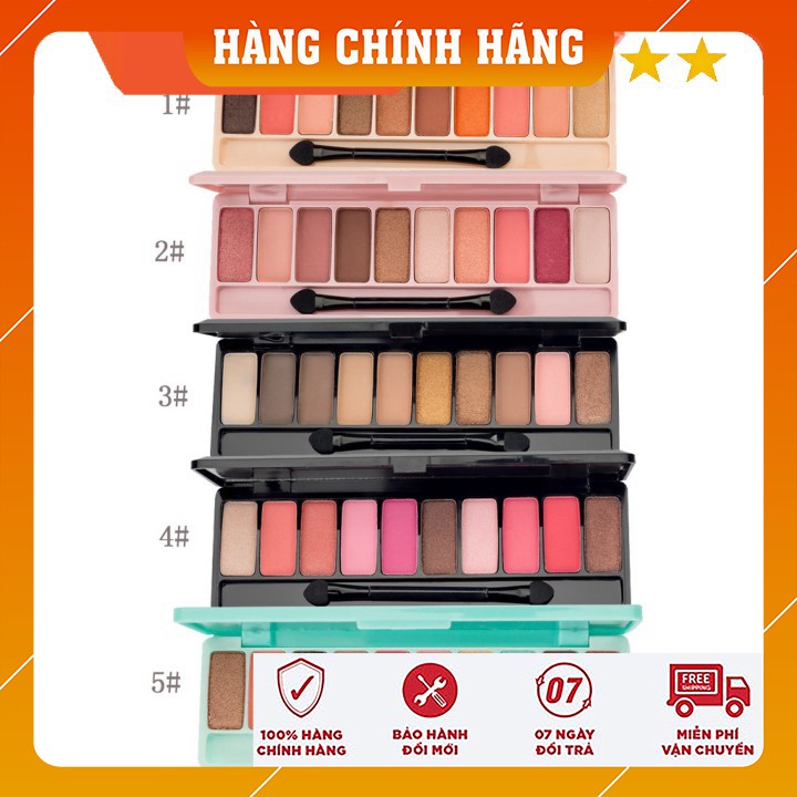 Bảng Phấn Mắt 10 Màu [ Hàng Chính Hãng ] Bảng Phấn Mắt 10 Màu Play Color Lamiela PM1001 | BigBuy360 - bigbuy360.vn