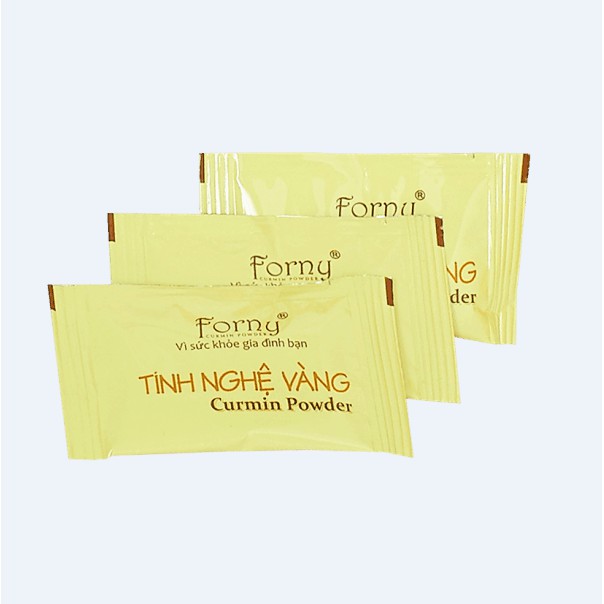 Tinh nghệ vàng Forny 50g - (10gói *5g)(tinh bột nghệ) (Tinh bột nghệ nguyên chất)