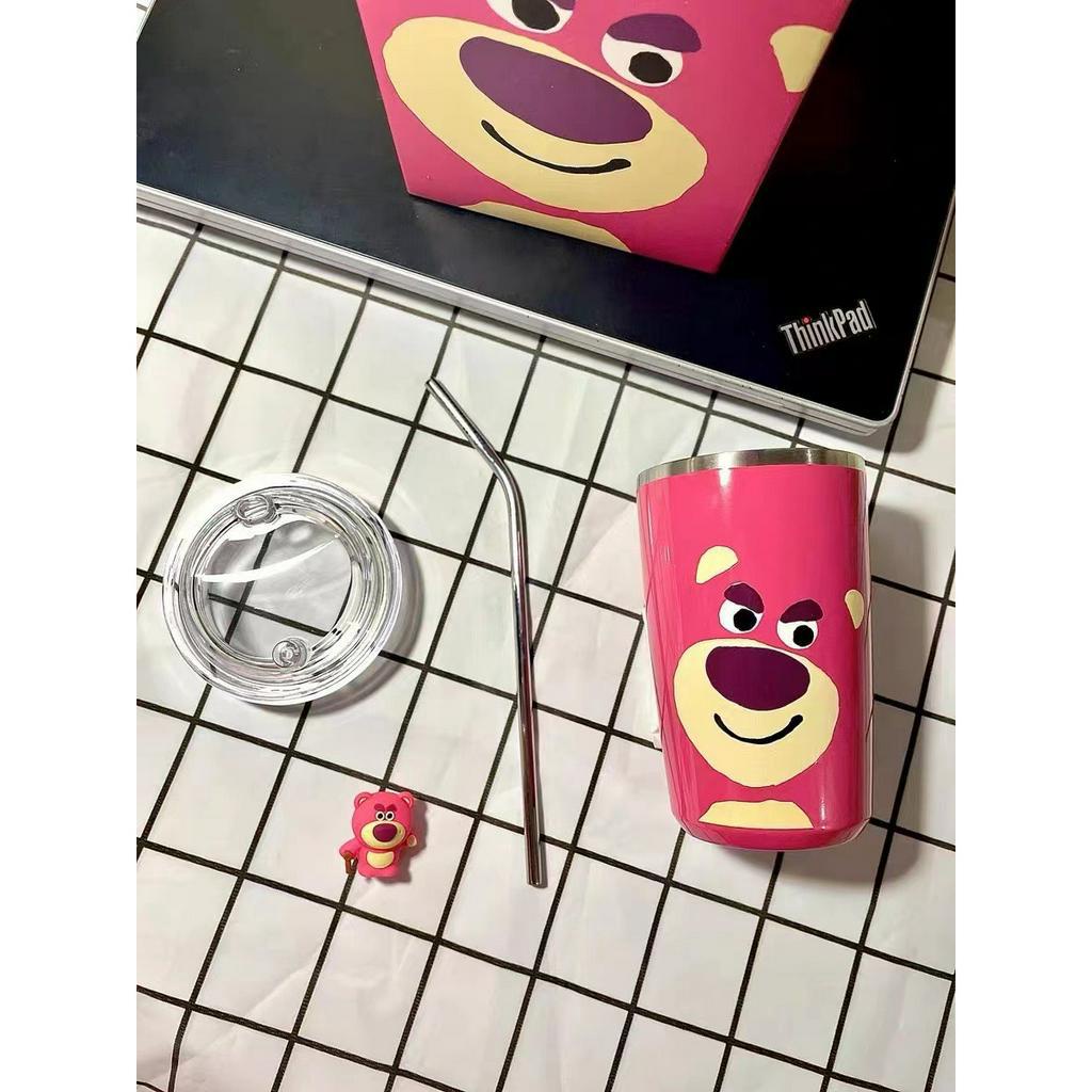 LY GIỮ NHIỆT HÌNH GẤU LOTSO HỒNG SIÊU CƯNG 450ml ( Nội Địa Trung )