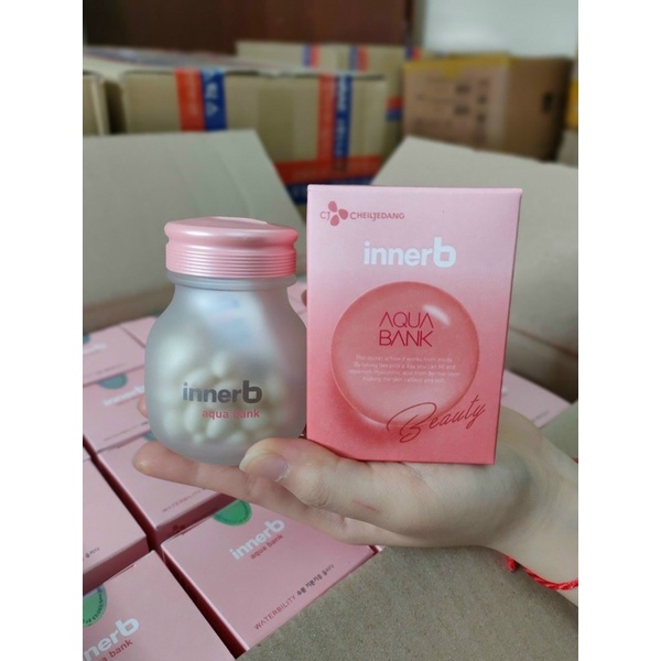 Viên uống cấp nước Innerb aqua rich và inerb aqua bank