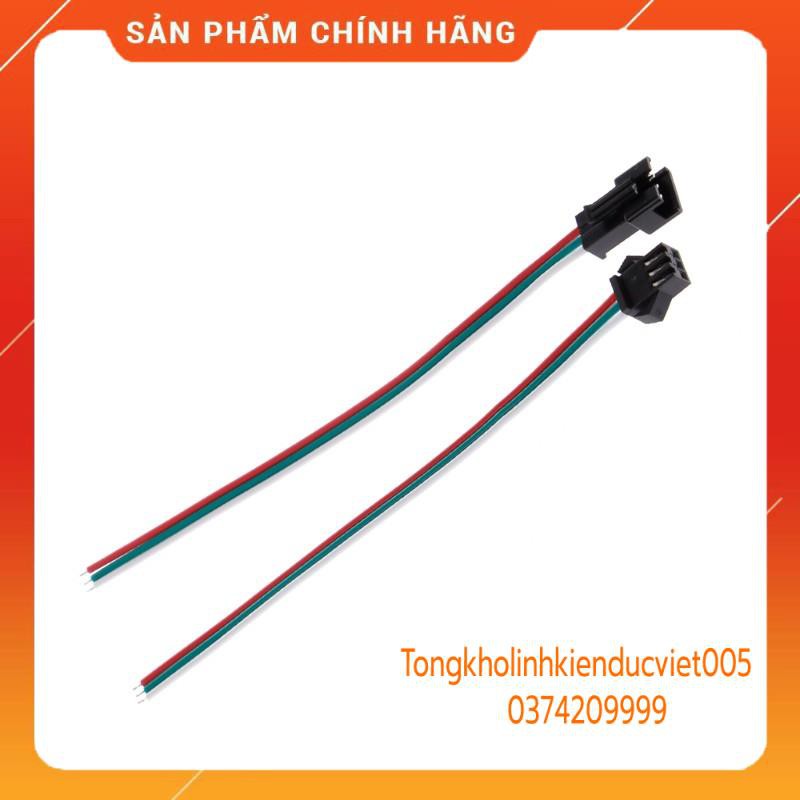 . Cáp Kết Nối 3 Chân JST SM Đực Cái
