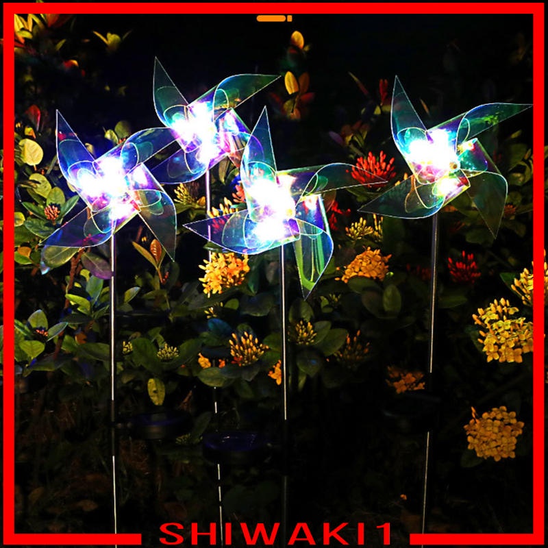 Đèn LED 8 Bóng IP65 Dùng Năng Lượng Mặt Trời Nhiều Màu Sắc Dành Cho Lối Đi Ngoài Trời