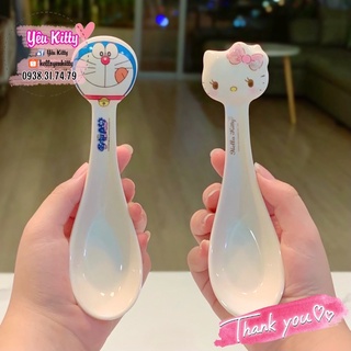 Muỗng nhựa melamine hello kitty