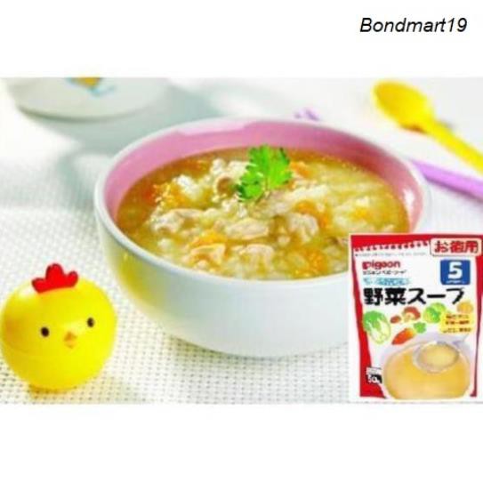 Bột nêm Dashi Pigeon Nhật gói 50G cho bé ăn dặm (date: 2022)