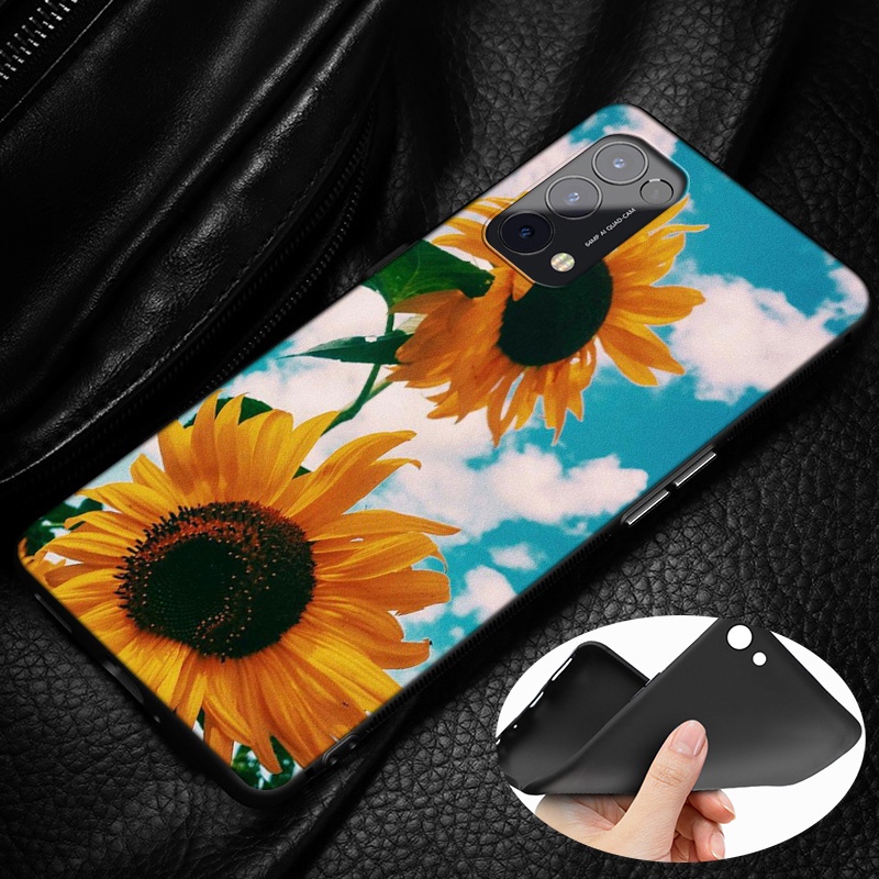Ốp Điện Thoại Mềm Hình Hoa Hướng Dương Vàng Cho Samsung Galaxy A11 A12 A22 A32 M21 M30s J4 Core A82 A9 JE18 Mới