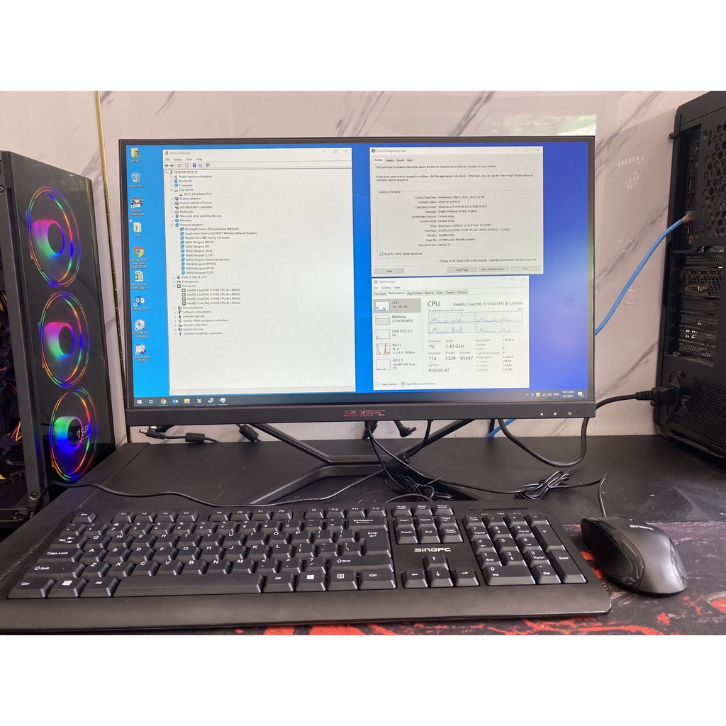 Máy tính All in one SingPC M22i3972(i3 9100/4GB) MỚI 100% | BigBuy360 - bigbuy360.vn