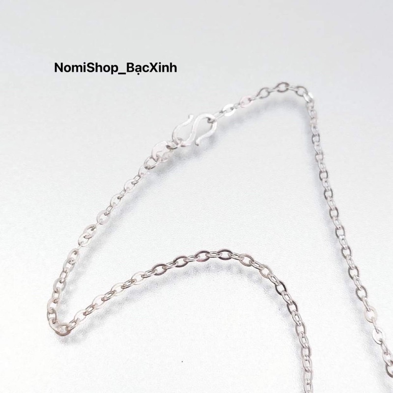 Dây công đơn chuẩn bạc ta dạng xích hàng về nhiều sale rẻ Mainomi Shop Bạc Xinh