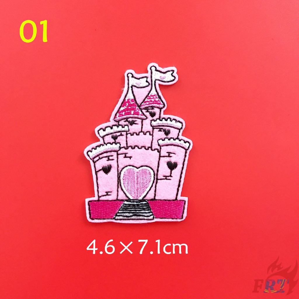 Miếng vá ủi quần áo DIY hình ngôi nhà truyện cổ tích của Grimm