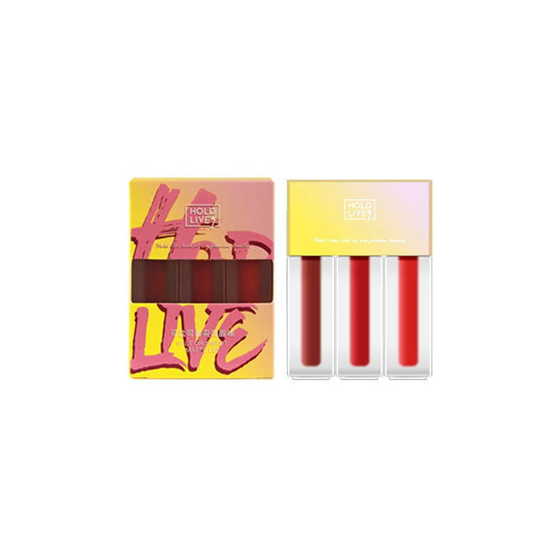 Set Son HOLD LIVE 3 Cây Tricolor Fog_Bellacosmetics