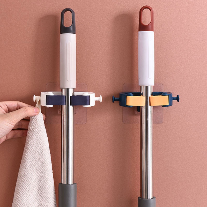 Giá Đỡ Chổi &amp; Cây Lau Nhà Gắn Tường