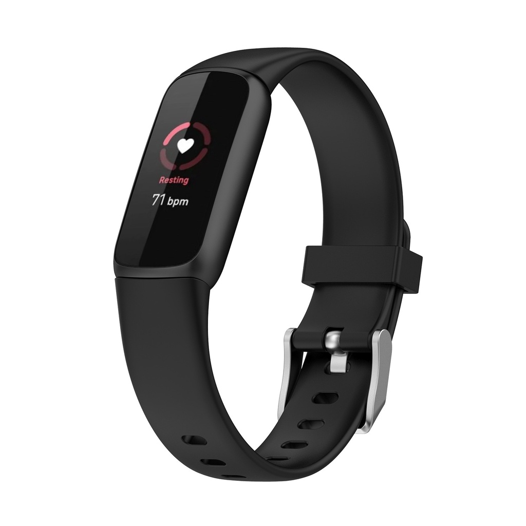 Dây đeo tay thay thế bằng silicon mềm nhiều màu cho đồng hồ Fitbit Luxe