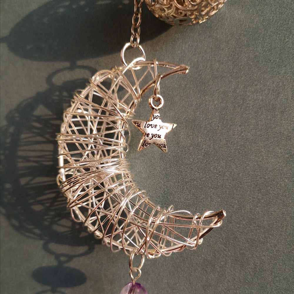 Dreamcatcher Phối Lông Vũ Dễ Thương Treo Trang Trí Xe Hơi