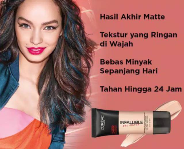 (hàng Mới Về) Kem Nền Lì Trang Điểm Chuyên Nghiệp L 'oreal | BigBuy360 - bigbuy360.vn