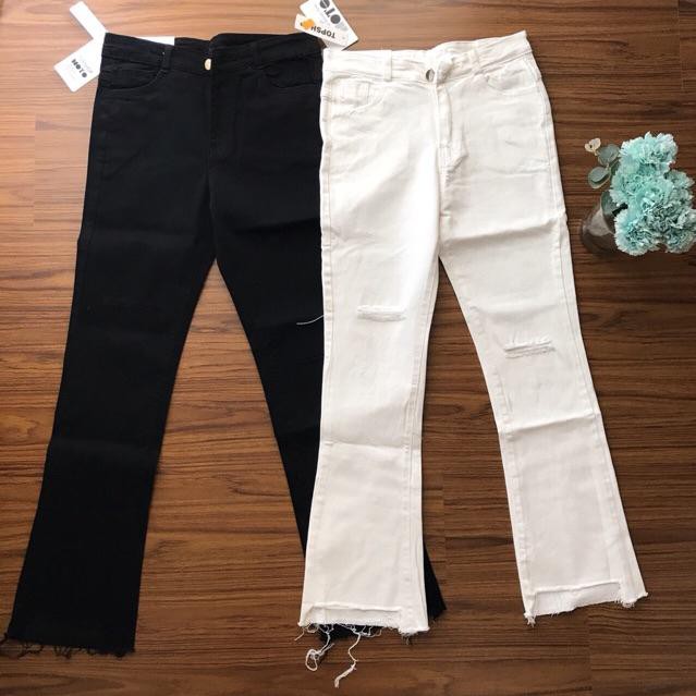 Quần kaki ống loe rách gối siêu hot - KHO SỈ SẴN SỐ LƯỢNG LỚN | BigBuy360 - bigbuy360.vn