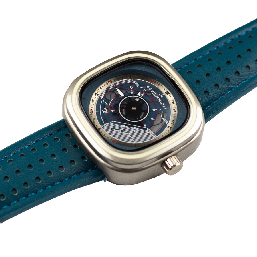 Đồng hồ cơ Sevenfriday Tubor màu Xanh phiên bản mới thời trang dành cho Nam