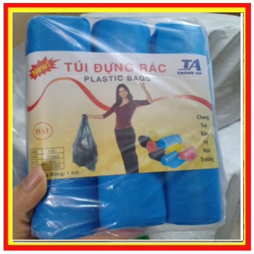 {GIÁ RẺ}1KG(3 cuộn) Túi Rác Phân Hủy Thanh An