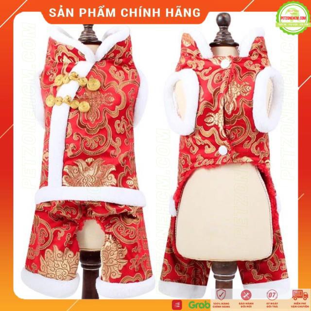 ÁO GẤM TẾT CHO CHÓ MÈO