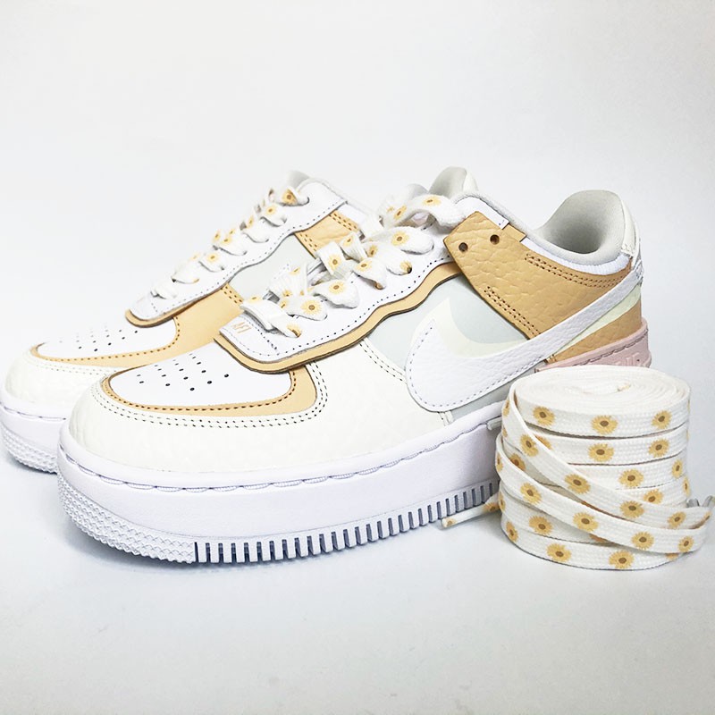 Bản Đẹp Dây Giày Nike Air Force 1 Shadow SE- Phụ Kiện Tag Hoa Cúc Af1 Nhiều Màu