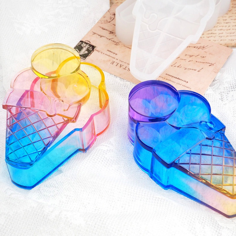 Khuôn Làm Hộp Nhựa Resin Thủ Công Để Bàn Trang Trí Nhà Cửa