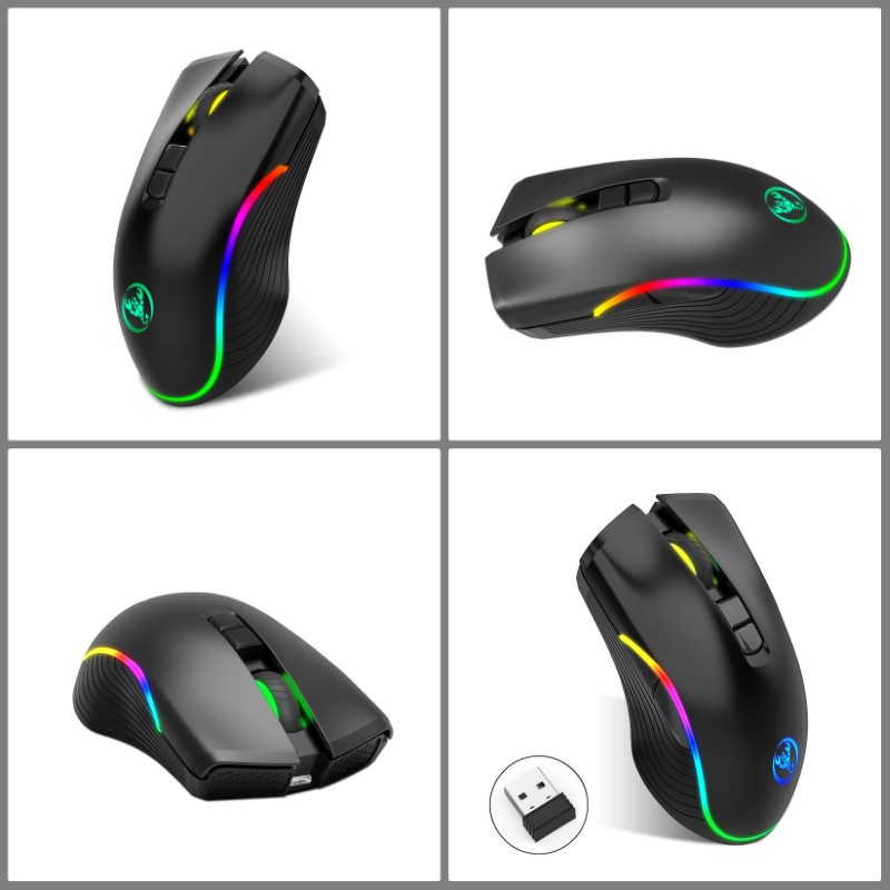 Chuột Không Dây Pin sạc T26 Gaming Mouse Type C