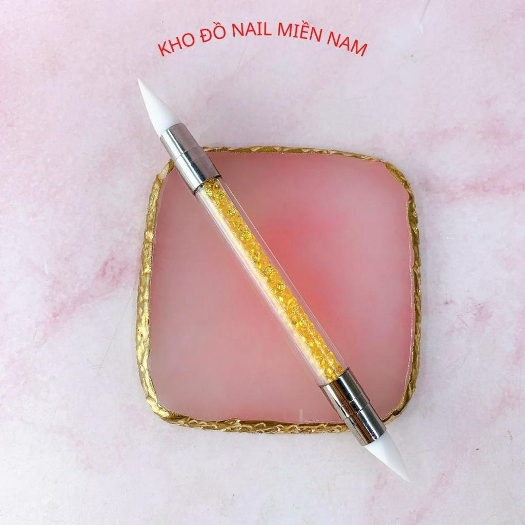 Bút Silicon Hai Đầu Miết Sticker Làm Hoa Nặn Gel Nail Đa Năng