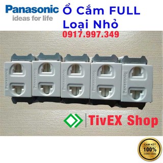 Hạt Ổ Cắm Có Màng Che Panasonic Loại FULL - Hạt Nhỏ