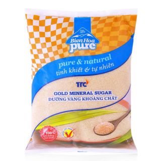 Đường vàng khoáng chất Biên Hòa Pure 1kg