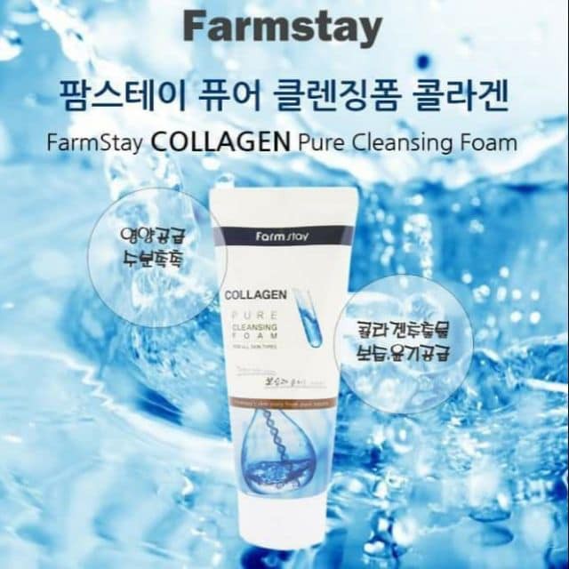 Sữa Rửa Mặt Farm Stay Collagen