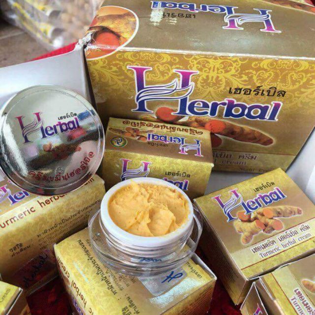 KEM NGHỆ HERBAL TURMERIC CREAM THÁI LAN