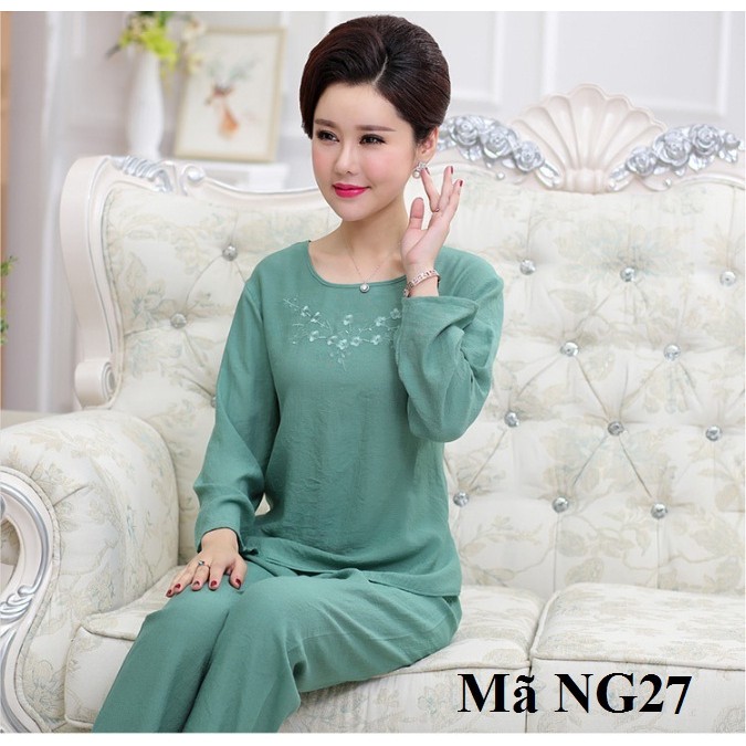 Bộ đồ mặc nhà cho người trung niên, người lớn tuổi NG27, NG27H