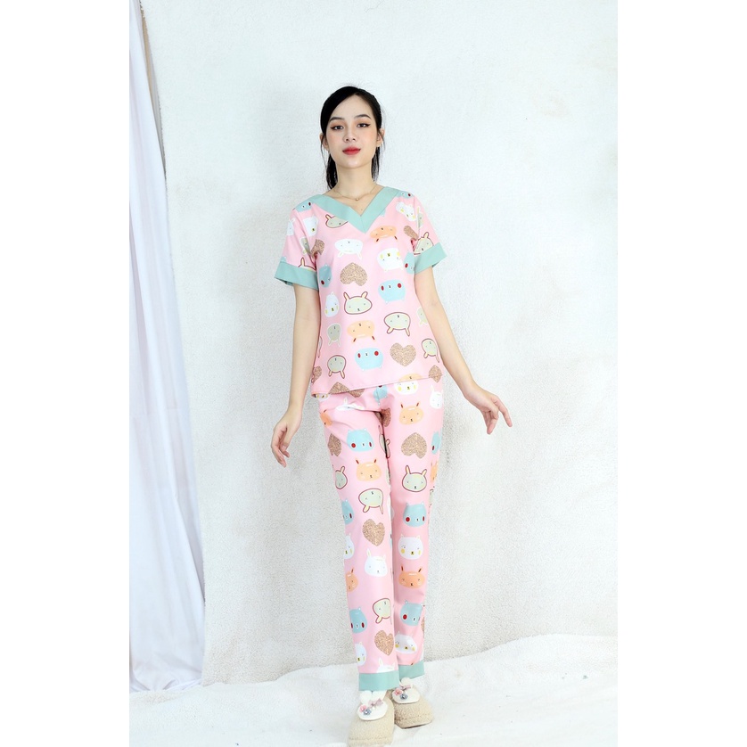 [HÌNH THẬT 100%] XẢ HÀNG SỐC  Bộ đồ cổ tim MÙA THU ĐÔNG   - vải chéo cao cấp - Cực Kì Sang Chảnh