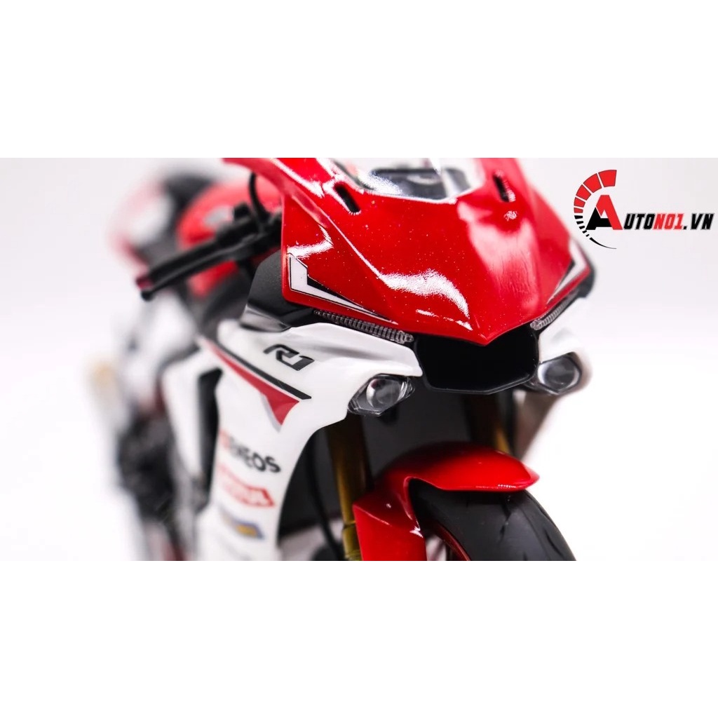 MÔ HÌNH XE YAMAHA YZF R1 RED WHITE 1:12 TAMIYA D080