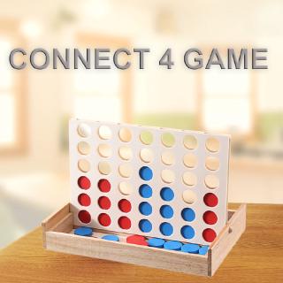 Bộ đồ chơi cờ thả Connect 4 bằng gỗ độc đáo
