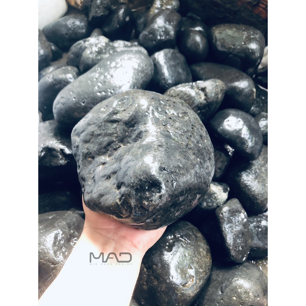 Đá Cuội đen lỗ