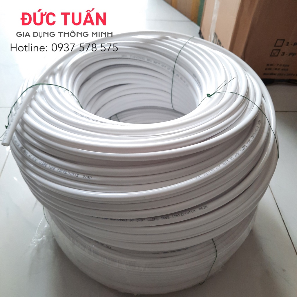 Dây nước cấp 10mm và dây nước thải 6mm máy lọc nước - Giá bán 1m - khách chọn số lượng tương ứng số mét cần sử dụng
