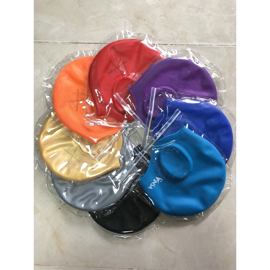 Mũ bơi Vinsa có tai cao cấp