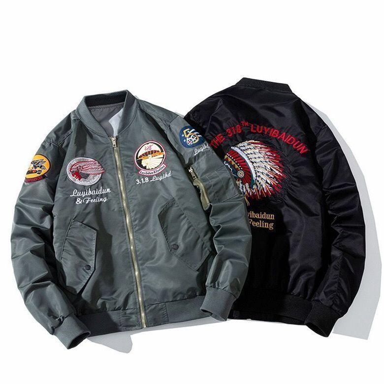 Áo Khoác Bóng Chày Dáng Rộng Có Khóa Kéo Thêu Chữ Re-List Thời Trang Mới Dành Cho Cặp Đôi