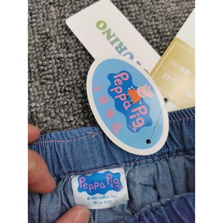 Chân váy denim Peppa size 102-130 (2/3y-5/6y)