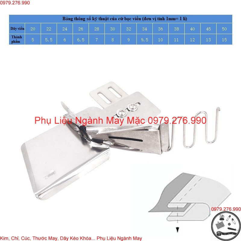 Cữ bọc viền Dayu123