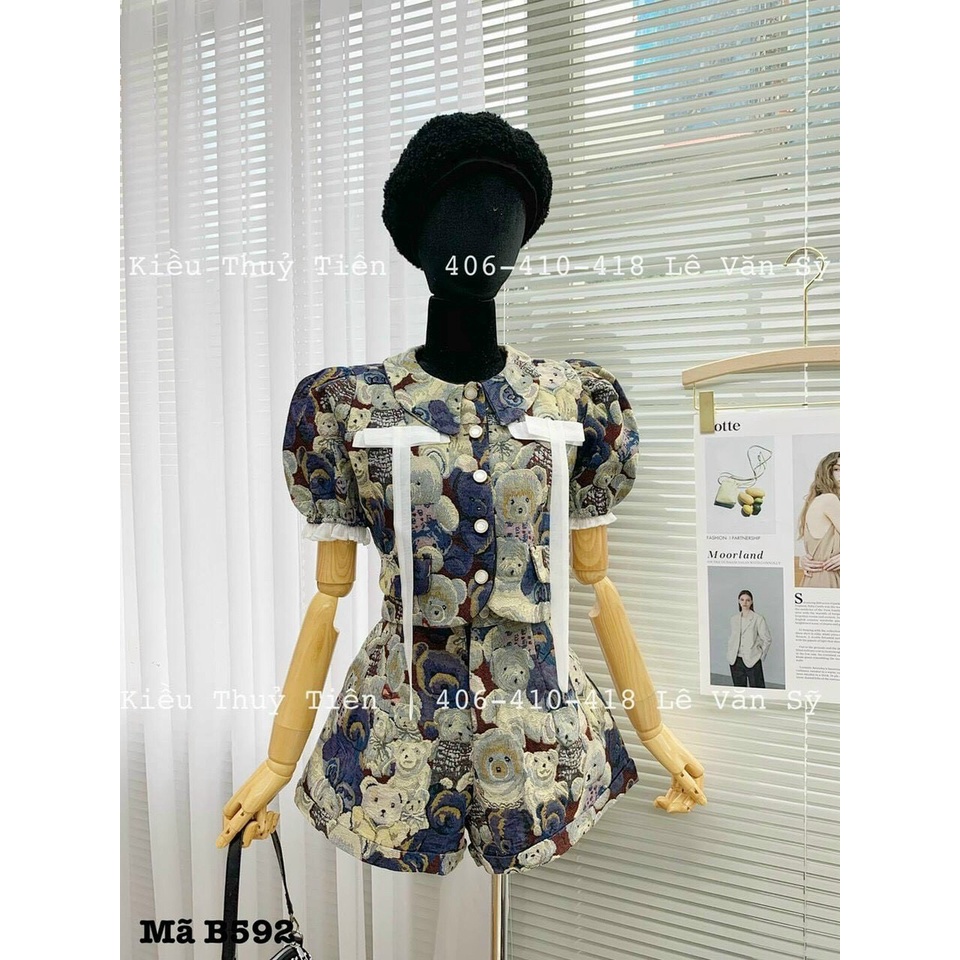 sét bộ đùi kaki bố họa tiết hot