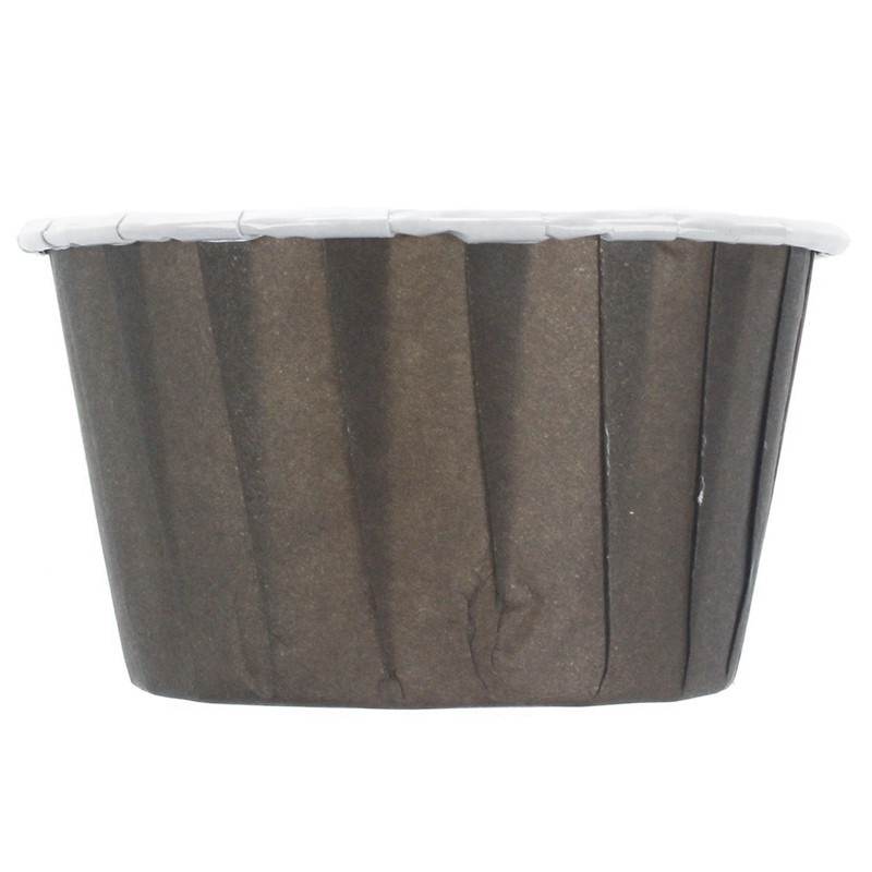 50X Paper Baking Cup Cake Cupcake Cases Liners Muffin & 1x Bacon Grease Container with Fine Mesh Strainer - 1.7L