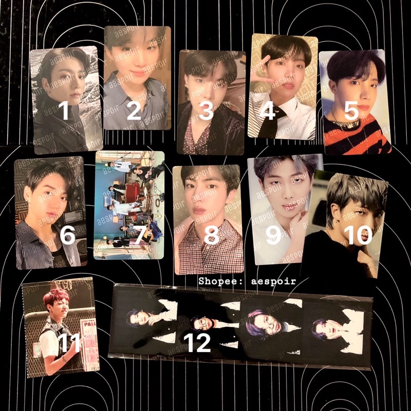 Ảnh BTS card album hàng chính hãng