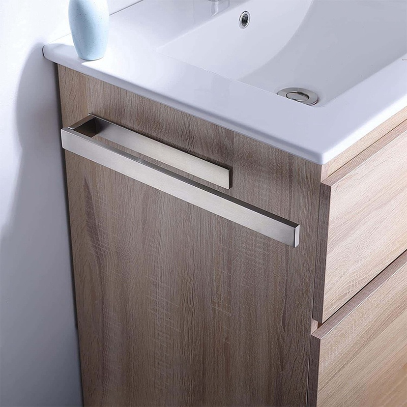 Giá Treo Khăn Bằng Thép Không Gỉ Màu Đen 39cm Tiện Dụng Cho Nhà Tắm