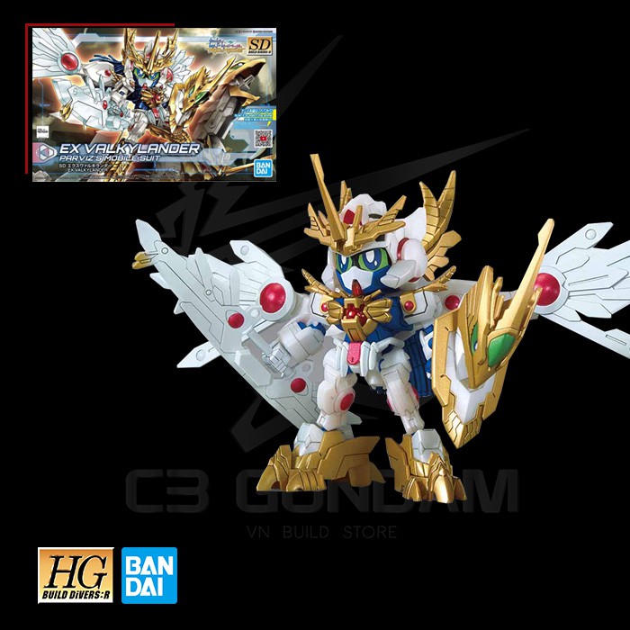 MÔ HÌNH GUNDAM BANDAI HG 1/144 SDBD:R 026 EX VALKYLANDER HGBD:R GUNDAM BUILD DIVER RISE