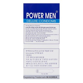Bao cao su Powermen Viagra