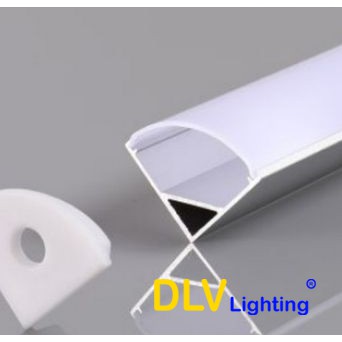 Thanh nhôm định hình cho led mã 601-2/Thanh nhôm V góc(m) ( giá 1m )