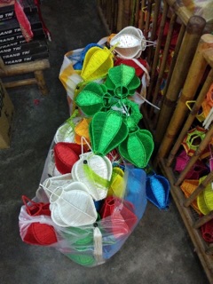 Đèn vải sợi đan hội an