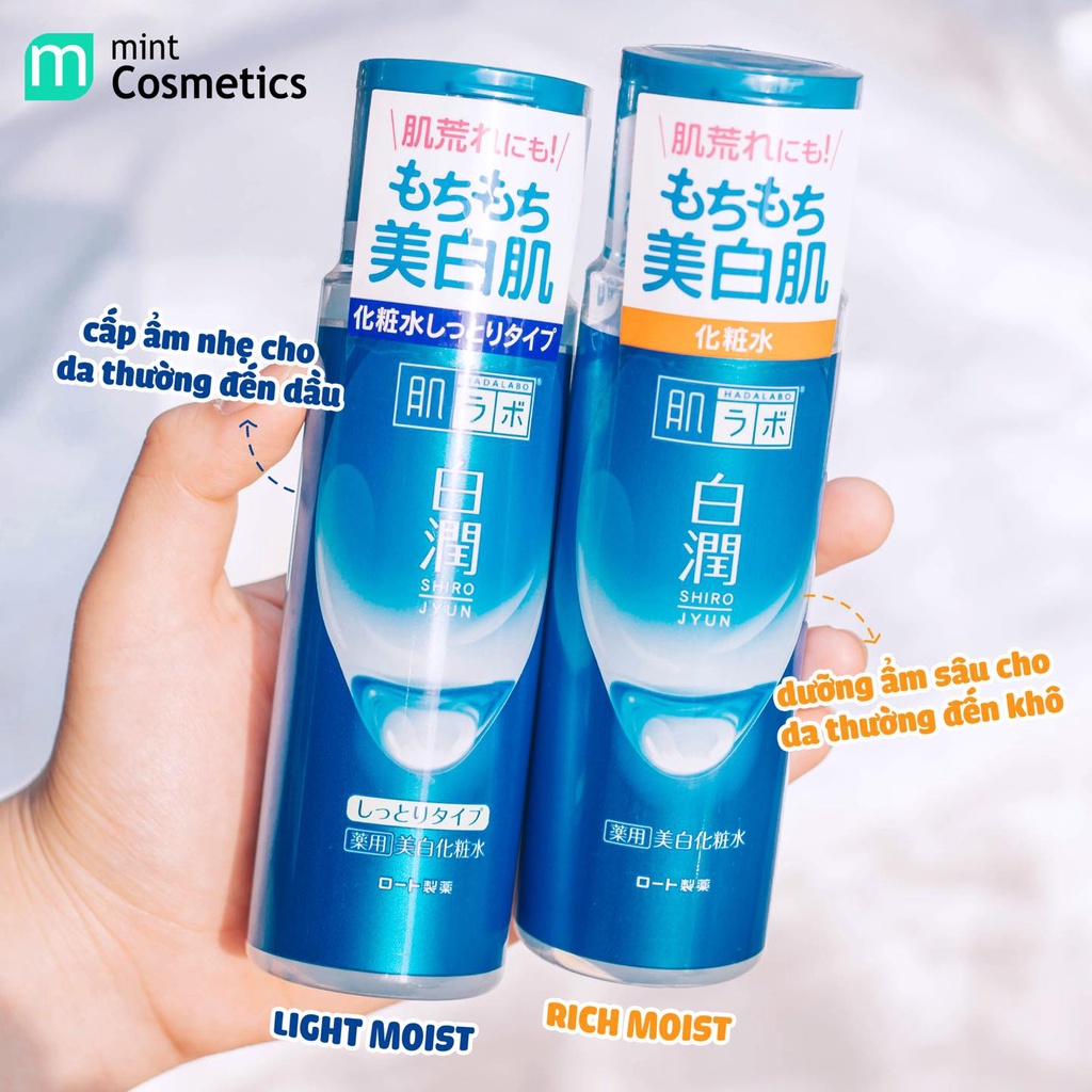 Nước Hoa Hồng Hada labo Cấp Ẩm Dưỡng Trắng 170ml