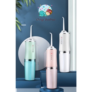 Máy tăm nước cầm tay mini , dụng cụ làm sạch răng miệng thế hệ mới - tiện lợi an toàn